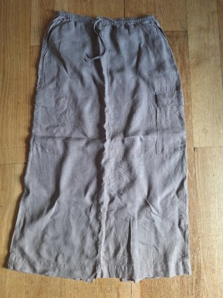 Falda larga hasta el tobillo Zara beige talla M