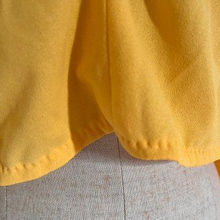 Blusa Vintage Anni '80 Cropped Giallo