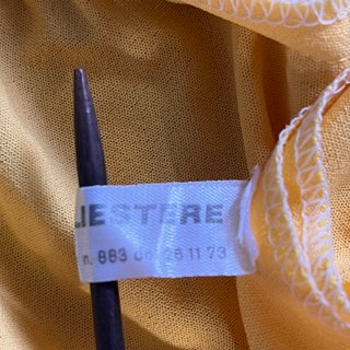Blusa Vintage Anni '80 Cropped Giallo