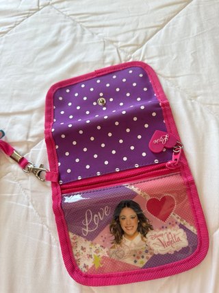 Portafoglio Disney Violetta con laccetto