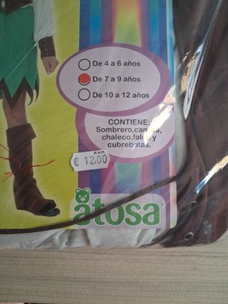 Disfraz Niña Bosques Talla 7-9 años