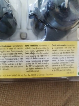 Faros Antiniebla Halógenos 12V 55W