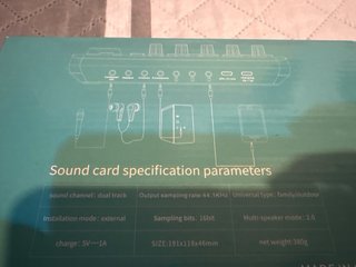 Tarjeta de Sonido Live Sound Card Streaming
