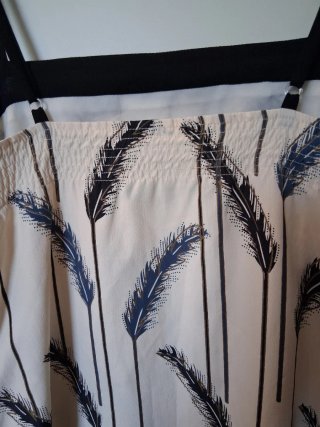 Vestido Vero Moda Talla 38 Estampado Plumas