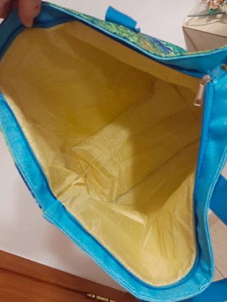 Bolsa de playa con estampado floral
