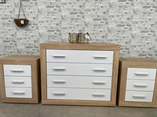 Dormitorio completo madera y blanco - Oferta!