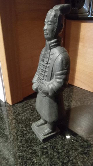 Guerrero de Xian figura decorativa