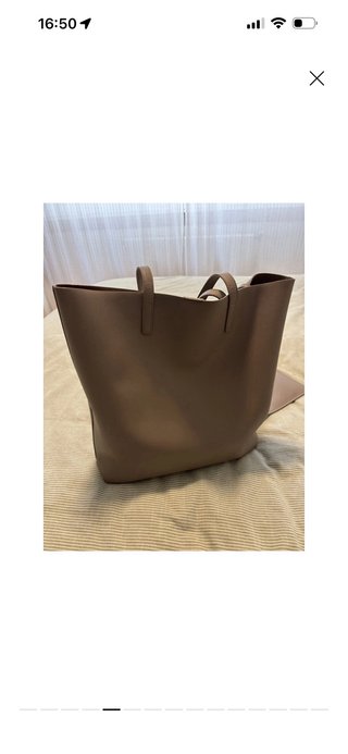 Borsa Tote Yves Saint Laurent grigia