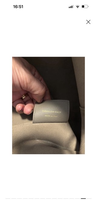 Borsa Tote Yves Saint Laurent grigia