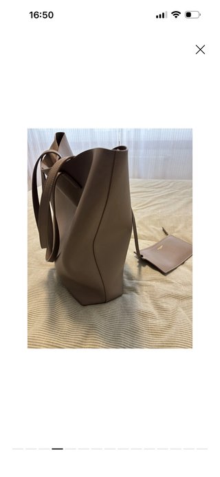 Borsa Tote Yves Saint Laurent grigia