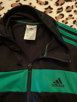 Chándal Adidas Negro y Verde Talla M