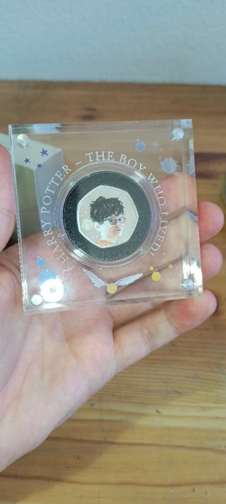 Moneda Harry Potter 25 Aniversario