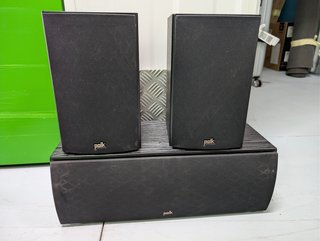 Conjunto Altavoces Polk Audio Negros