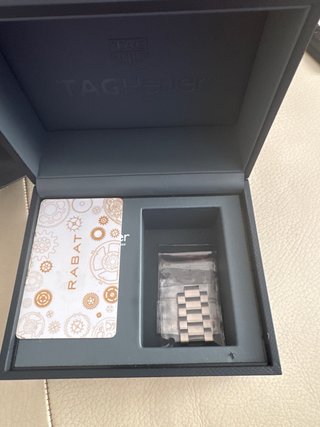 Reloj TAG Heuer Cronógrafo Negro/Plata