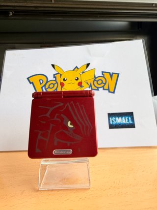 Game Boy Advance SP Edición Groudon ( no carga)