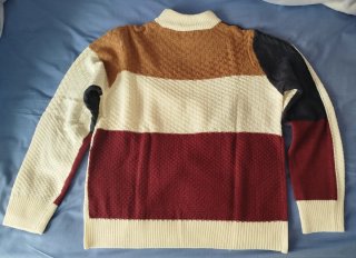 Jersey de punto estampado diferentes colores. T->L