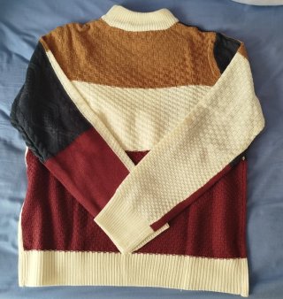Jersey de punto estampado diferentes colores. T->L