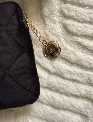 Trousse di tessuto Chanel Makeup nero