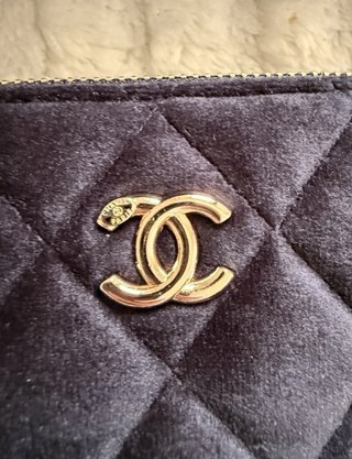 Trousse di tessuto Chanel Makeup nero