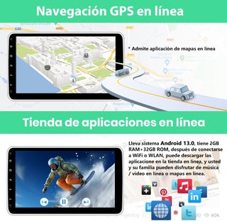 Radio coche Hexinex Android 13 10 pulgadas NUEVA