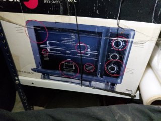 Horno Eléctrico 26L MH-26MF 1500W