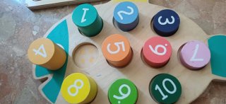 Lote juegos madera: pescar, puzles