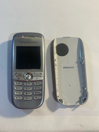Sony Ericsson J210i cellulare vintage argento