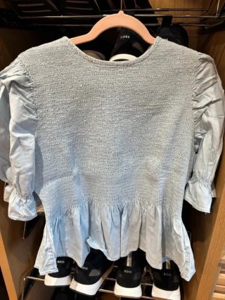 Camisa H&M azul mujer