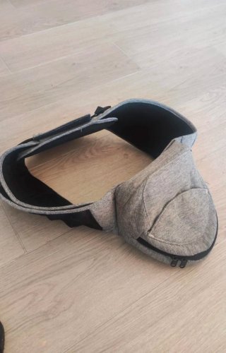 Portabebés de cadera gris