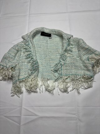 Vestido + Chaqueta Bolero Tweed Menta T.40 L