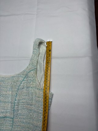 Vestido + Chaqueta Bolero Tweed Menta T.40 L
