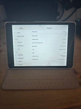 Xiaomi Mi Pad 1 64GB/2GB  + Funda Marrón/Blanca