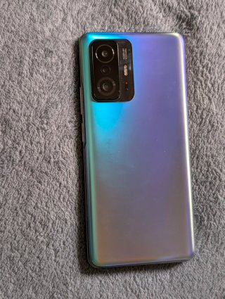 Xiaomi 11T Pro Argento Viola con cover
