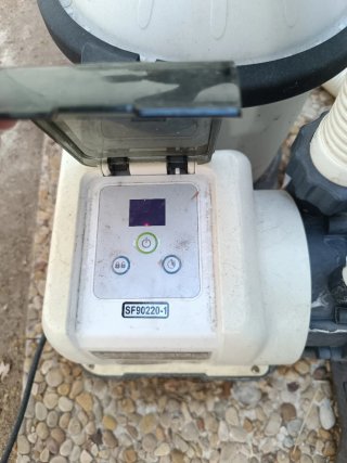 Piscina desmontable con depuradora de arena