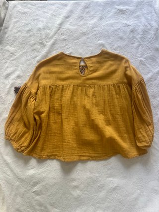 Pull&Bear blusa manga larga bordada