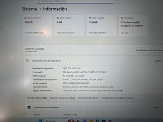 Portátil Dell i7 / 32GB RAM / 1TB SSD - Garantía