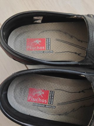 Mocasines Fluchos Piel Azul Marino Talla 42