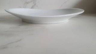 Plato / Fuente Cerámica Blanca