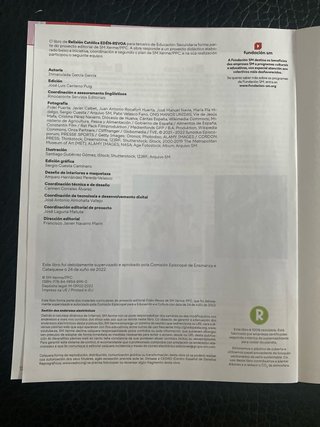 Relixión Católica, 3 Secundaria, Edén, Revoa