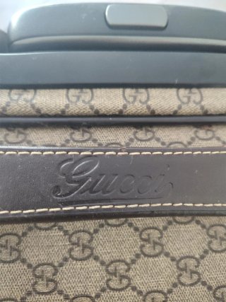 Maleta Gucci GG Beige/Marrón