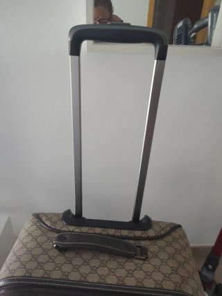 Maleta Gucci GG Beige/Marrón