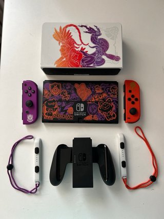 Nintendo Switch OLED Ed. Pokémon Scarlatto e Porpora