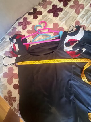 Falda flamenca negra más accesorios