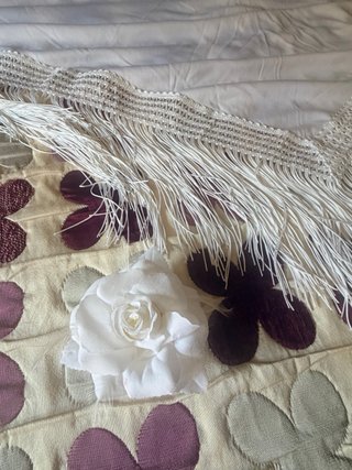 Falda flamenca negra más accesorios