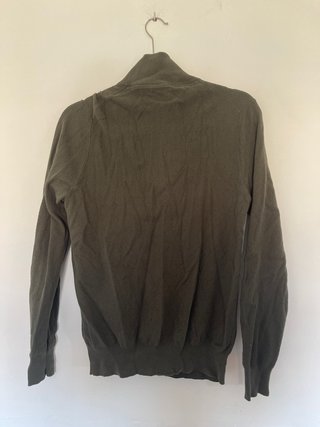 Jersey Guterridge verde con cremallera