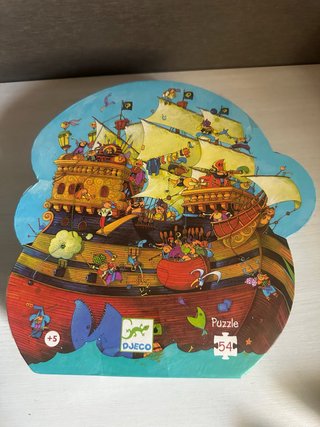 Puzzle Djeco Barco Pirata 54 Piezas