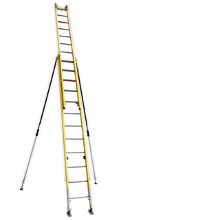Escalera extensible de fibra 2 tramos