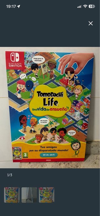 Cartel Tomodachi Life Nintendo Switch