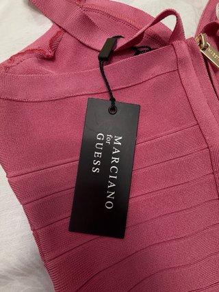 Vestido Guess Rosa Corto