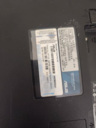 Ordenador portátil Asus piezas